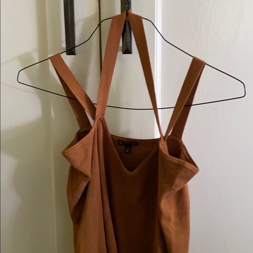 Express cropped v-neck off the shoulder sweater - Picture 5 of 5